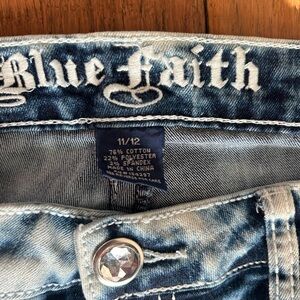 Blue Faith Women's Boot Cut Jeans y2k